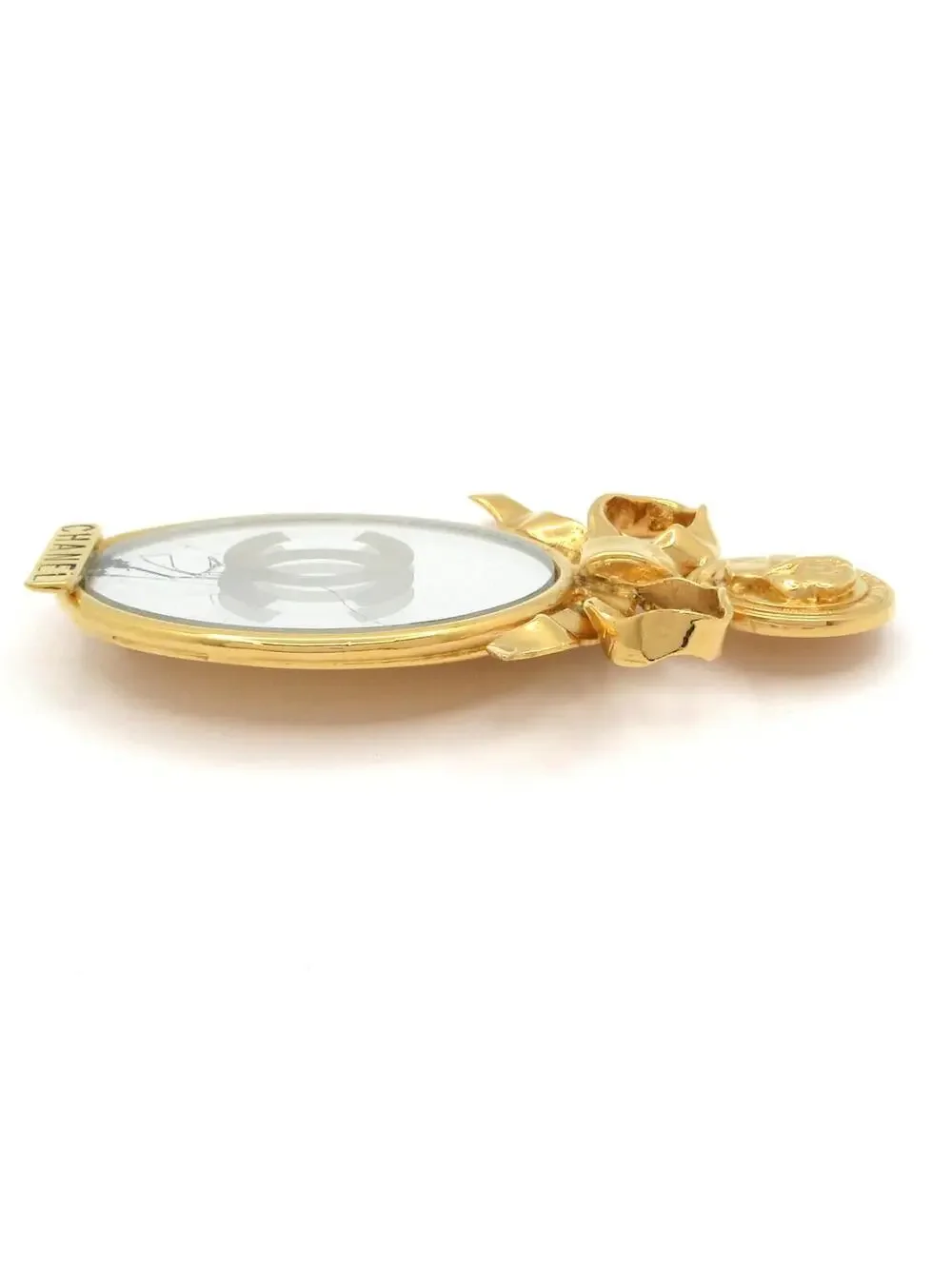 Chanel Gold Silver Hardware Glass #278600C91B